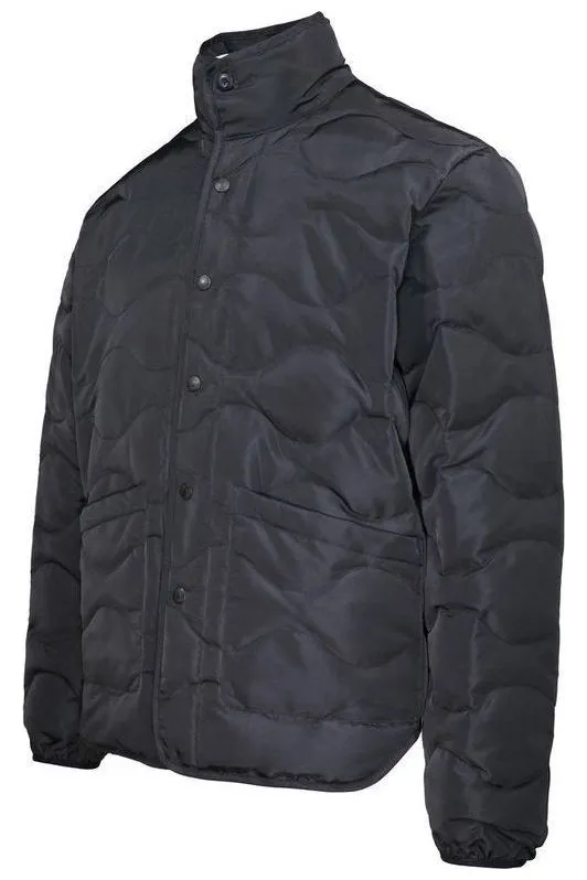 Military Down Jacket - Black