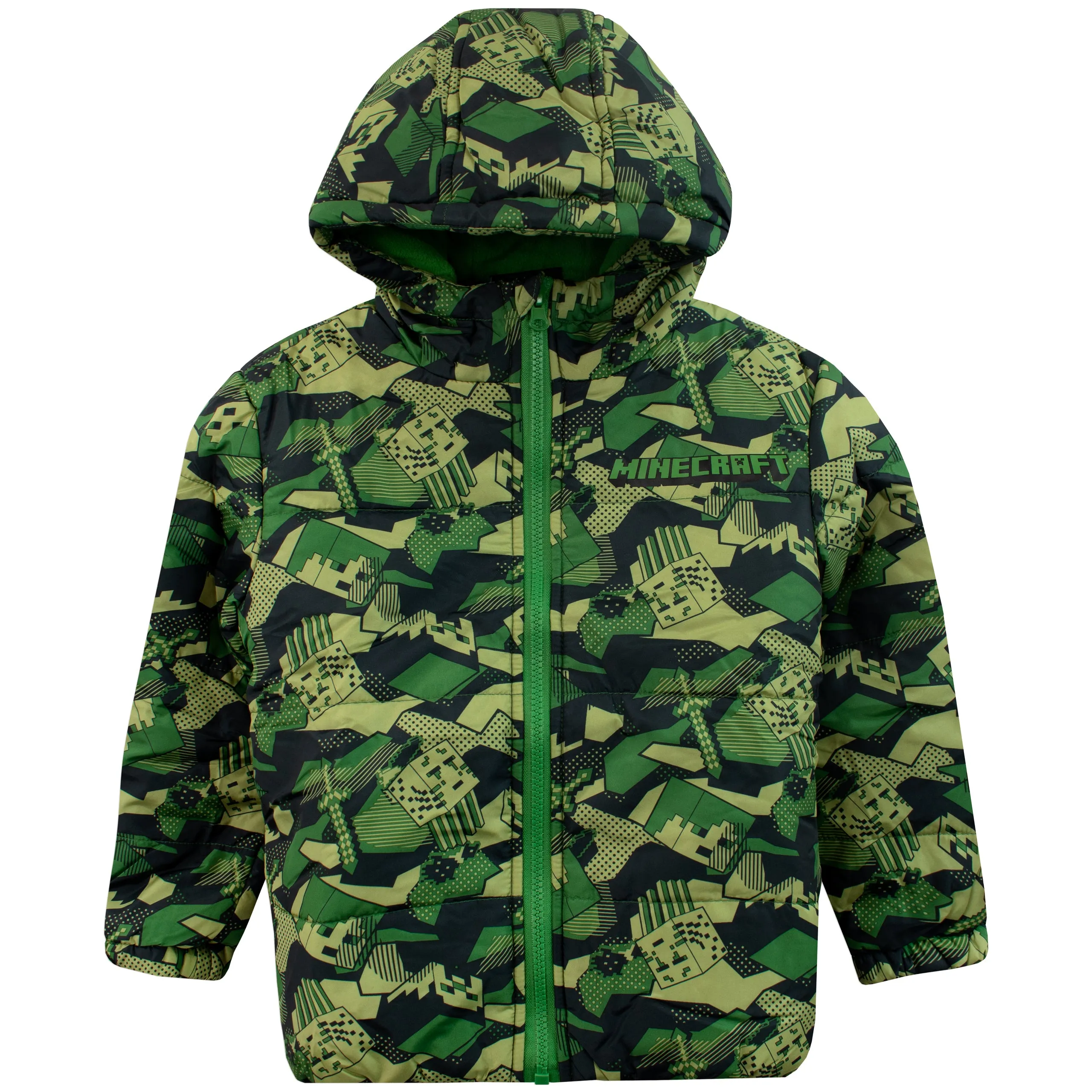 Minecraft Camo Puffer Jacket