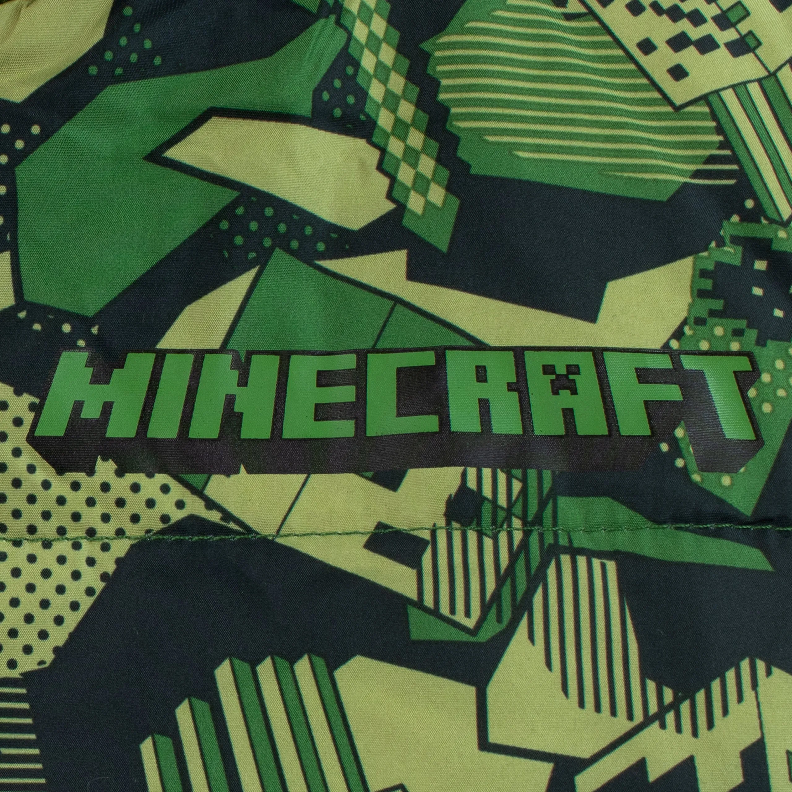 Minecraft Camo Puffer Jacket