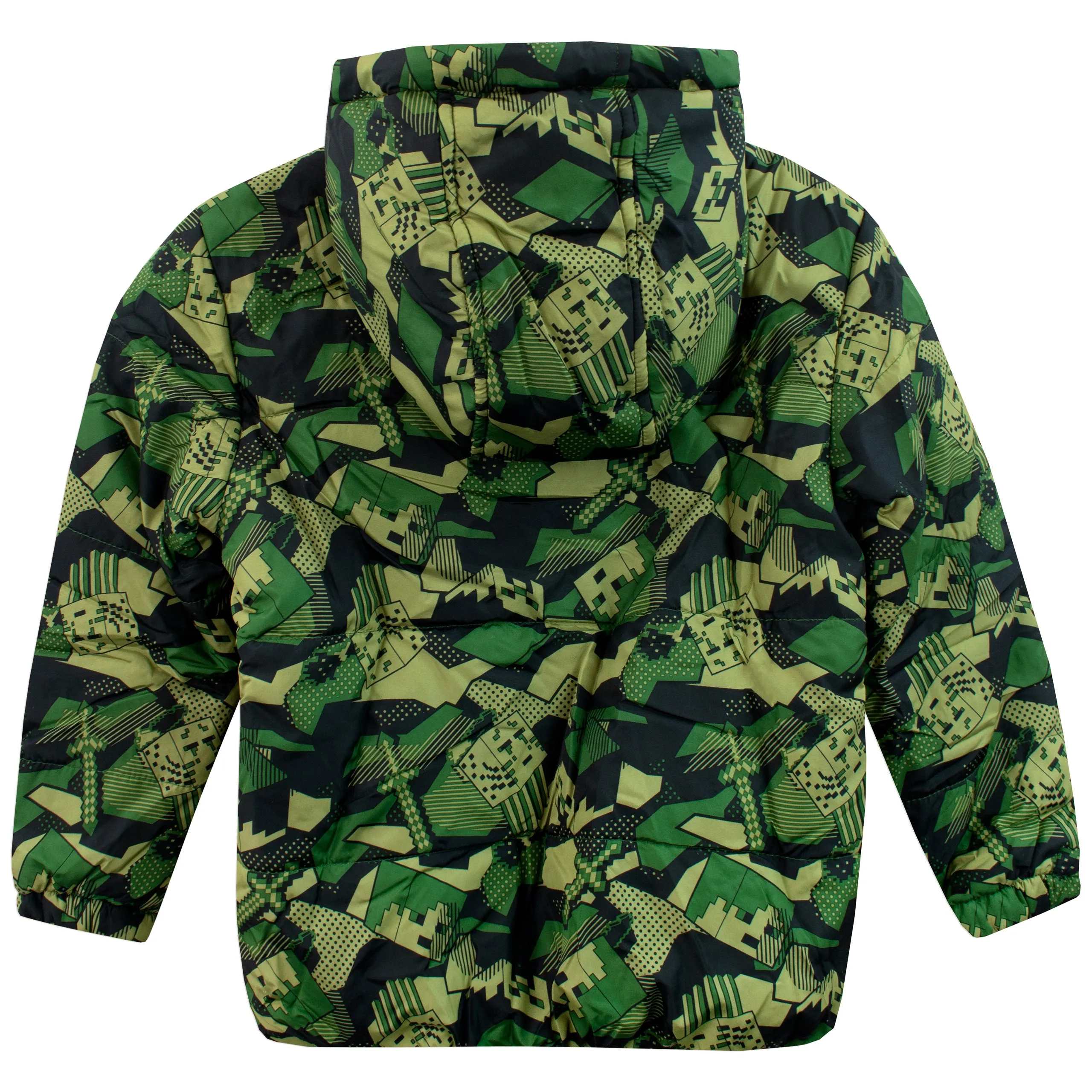 Minecraft Camo Puffer Jacket