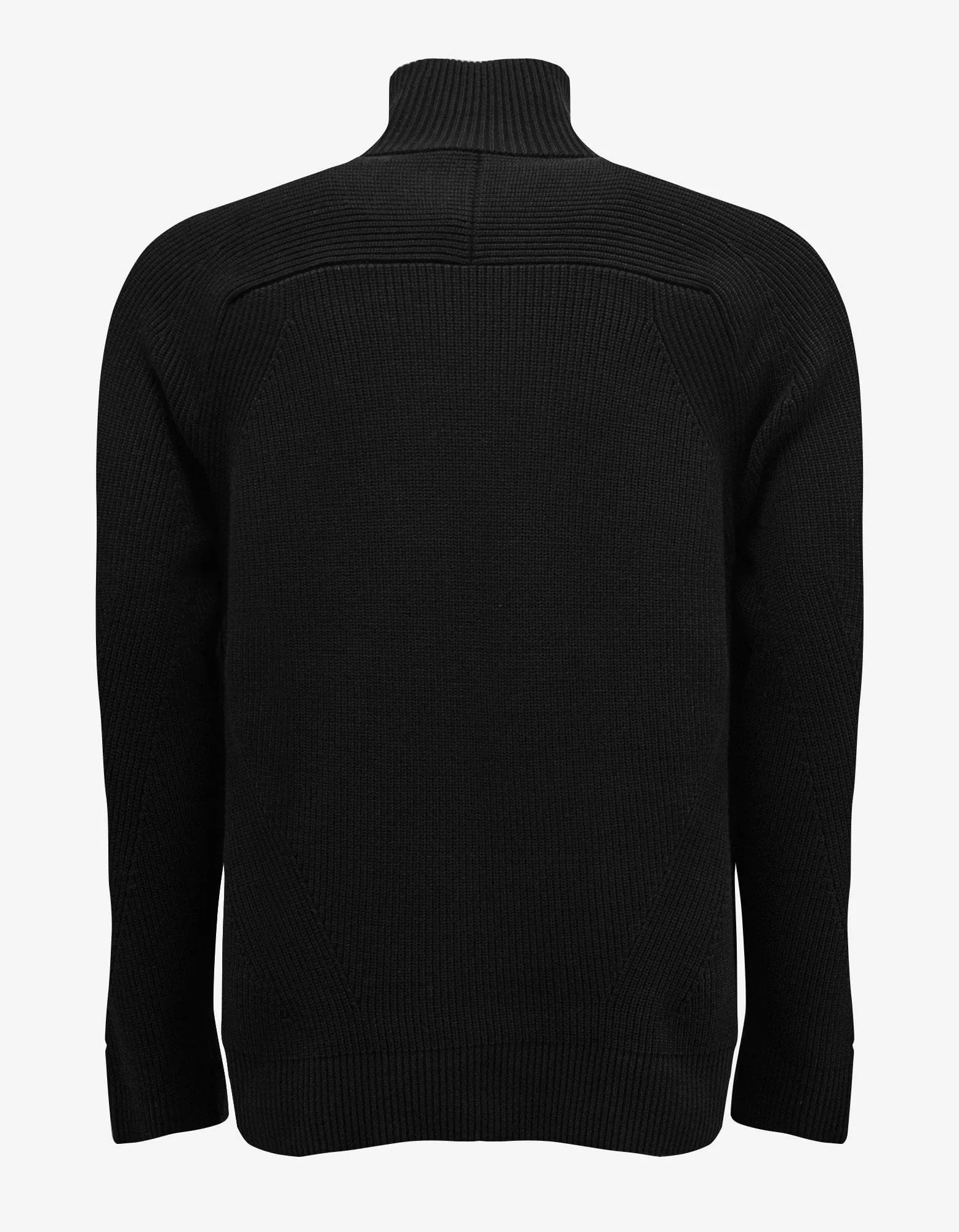 Moncler Black Padded Nylon Front Cardigan