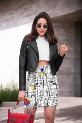 MONDRIAN 3 Pencil Skirt