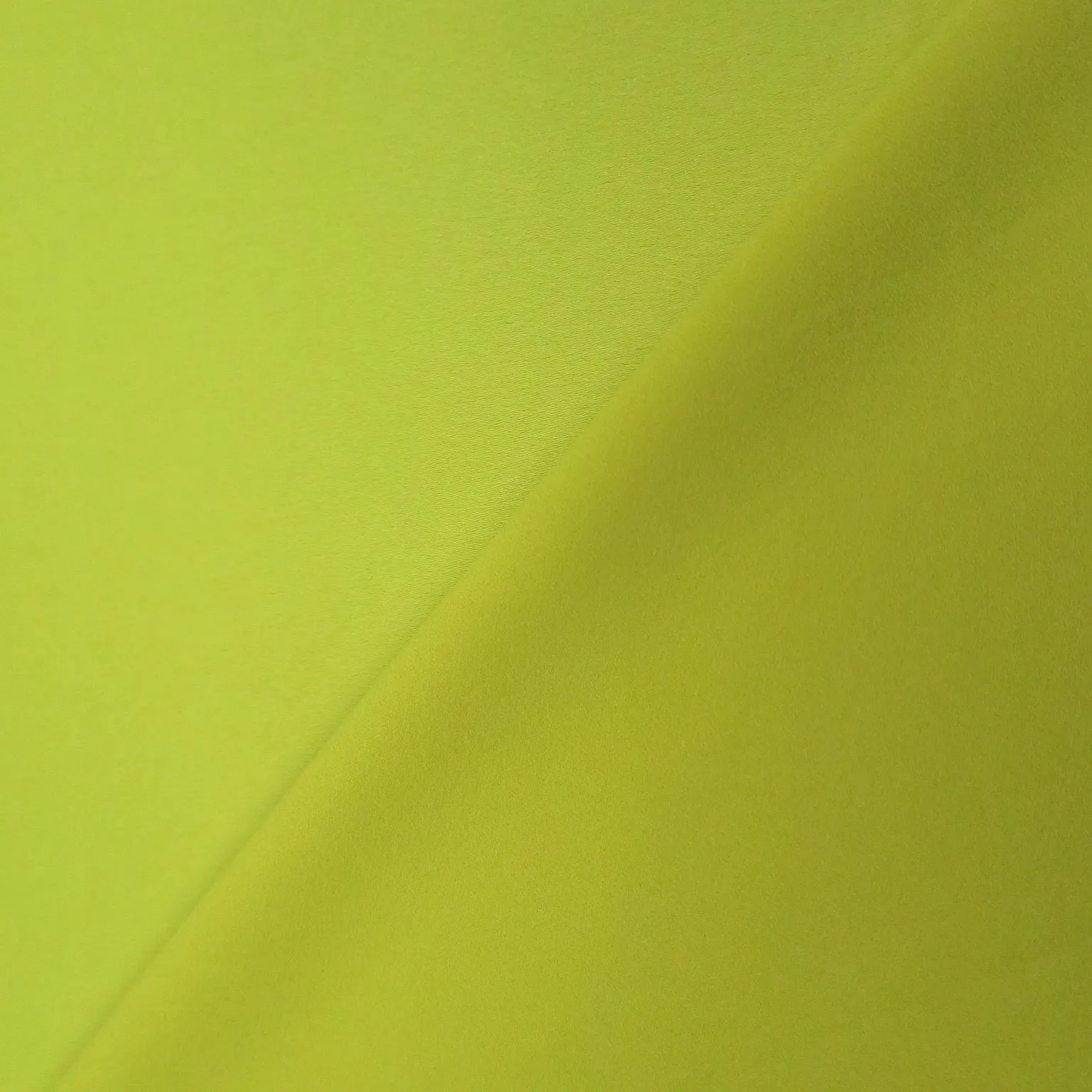 Mustard Recycled Polyester Blend Crepe Fabric