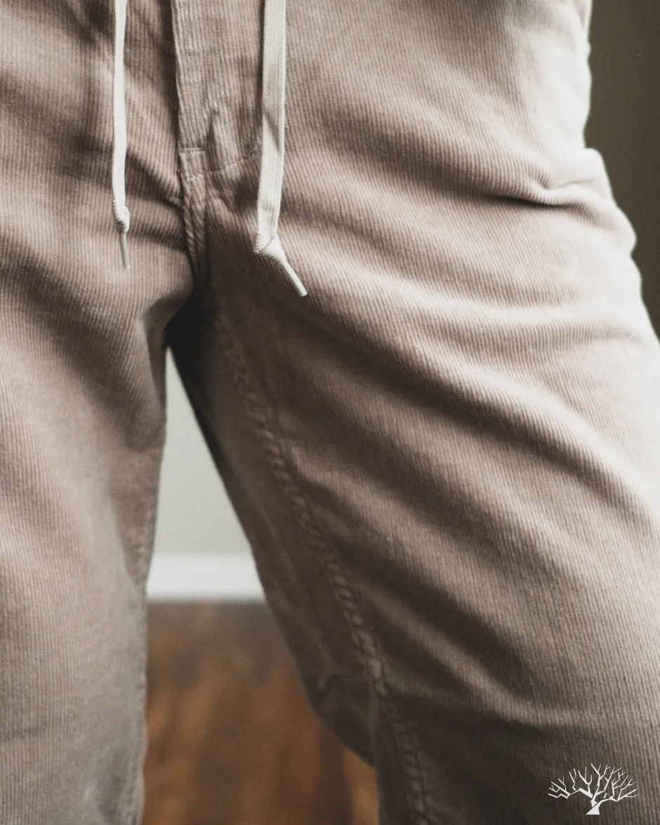 New Yorker Pants - Light Grey Stretch Corduroy