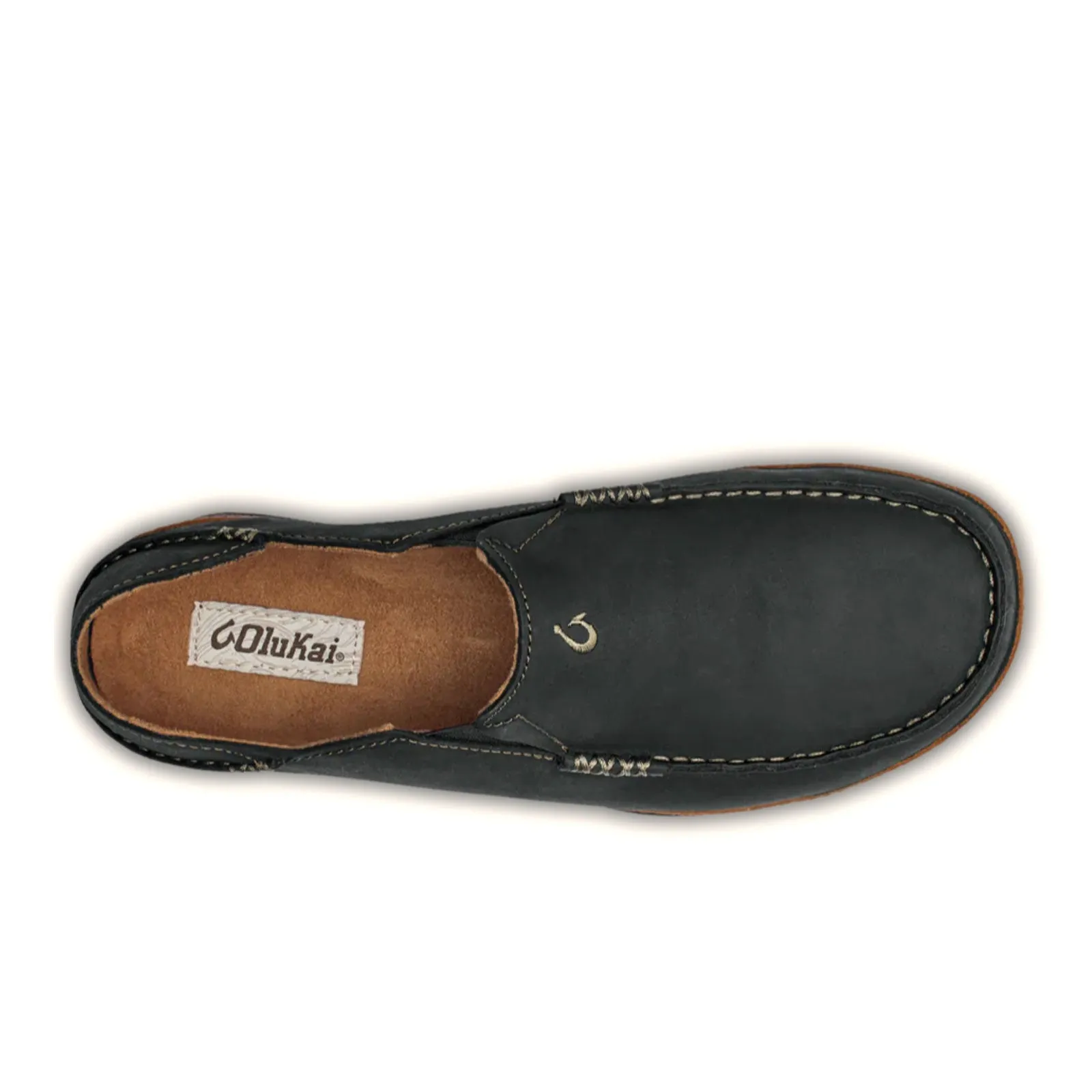 OluKai Moloa Slip On (Men) - Black/Toffee