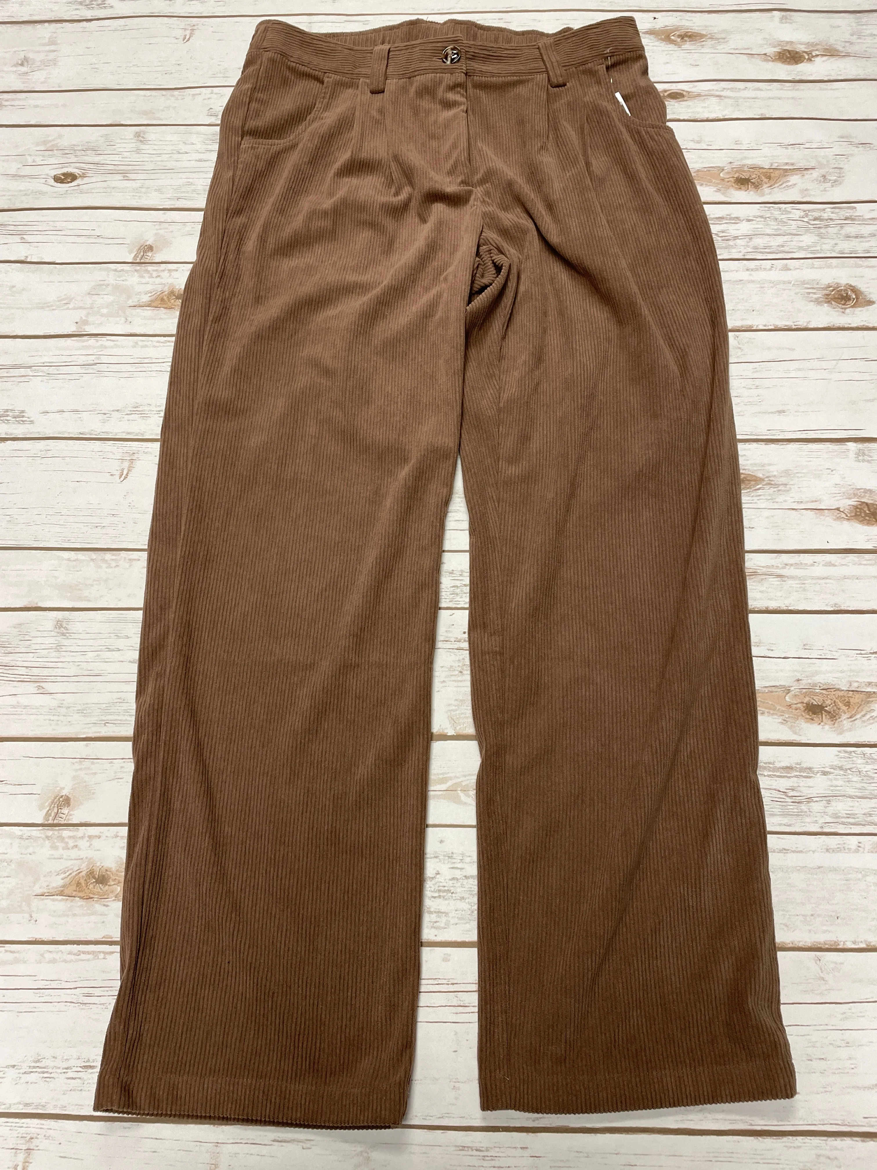 Pants Corduroy By Cme In Brown, Size: L