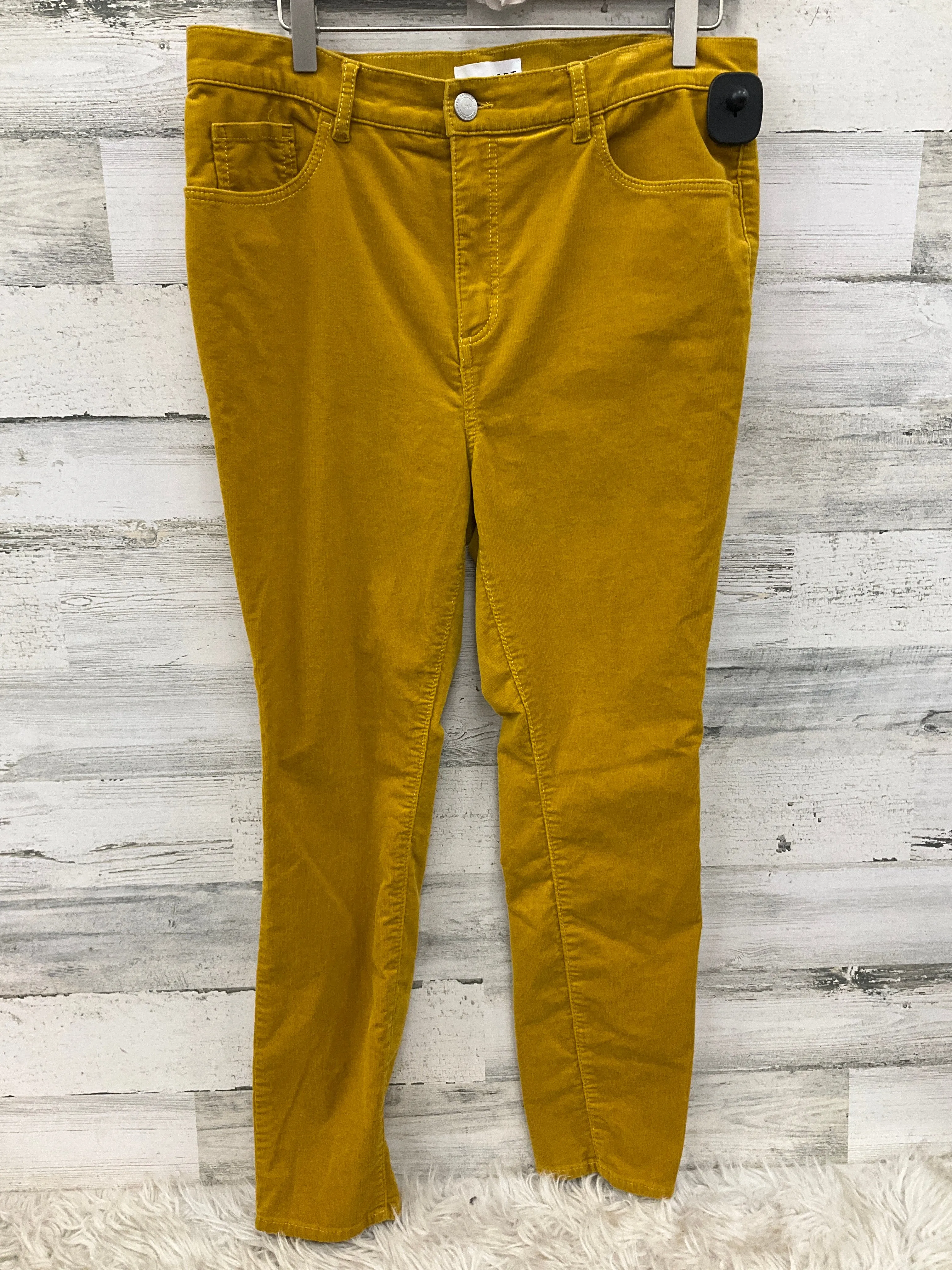 Pants Corduroy By Loft In Gold, Size: 12