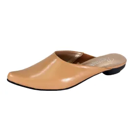 PEERAGE Lisa Women's Wide Width Leather Mules