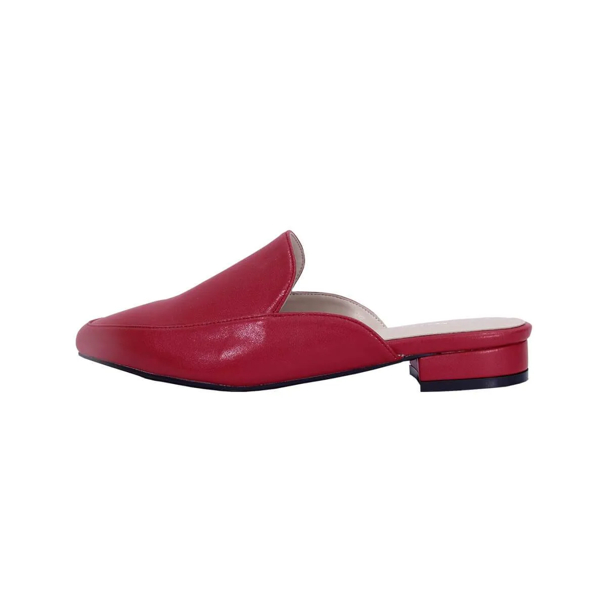 PEERAGE Maggie Women's Wide Width Leather Mules