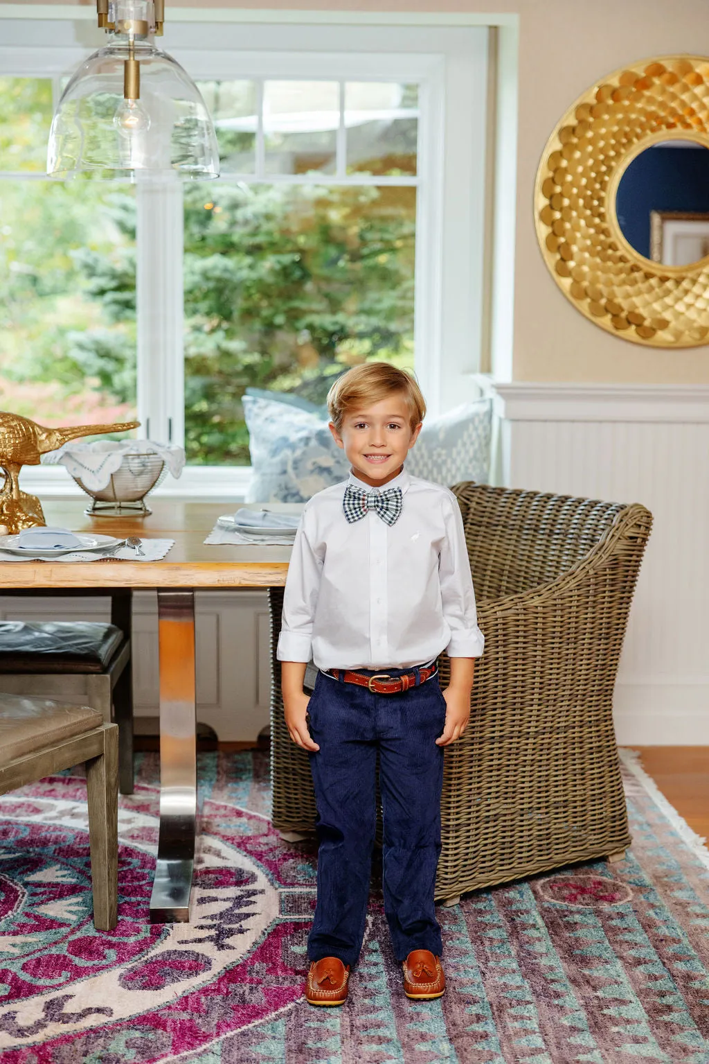 Prep School Pants (Corduroy) - Nantucket Navy