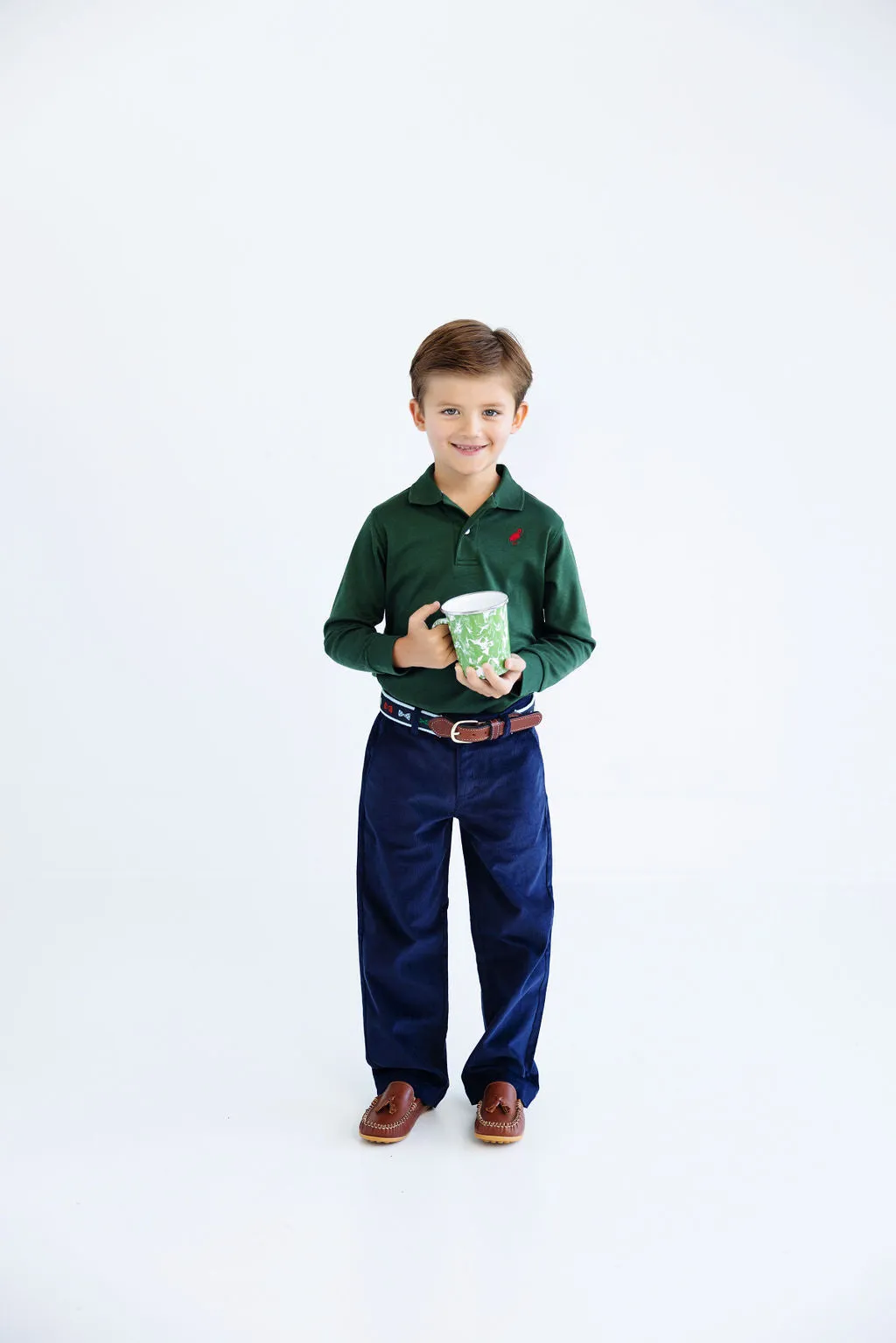 Prep School Pants (Corduroy) - Nantucket Navy