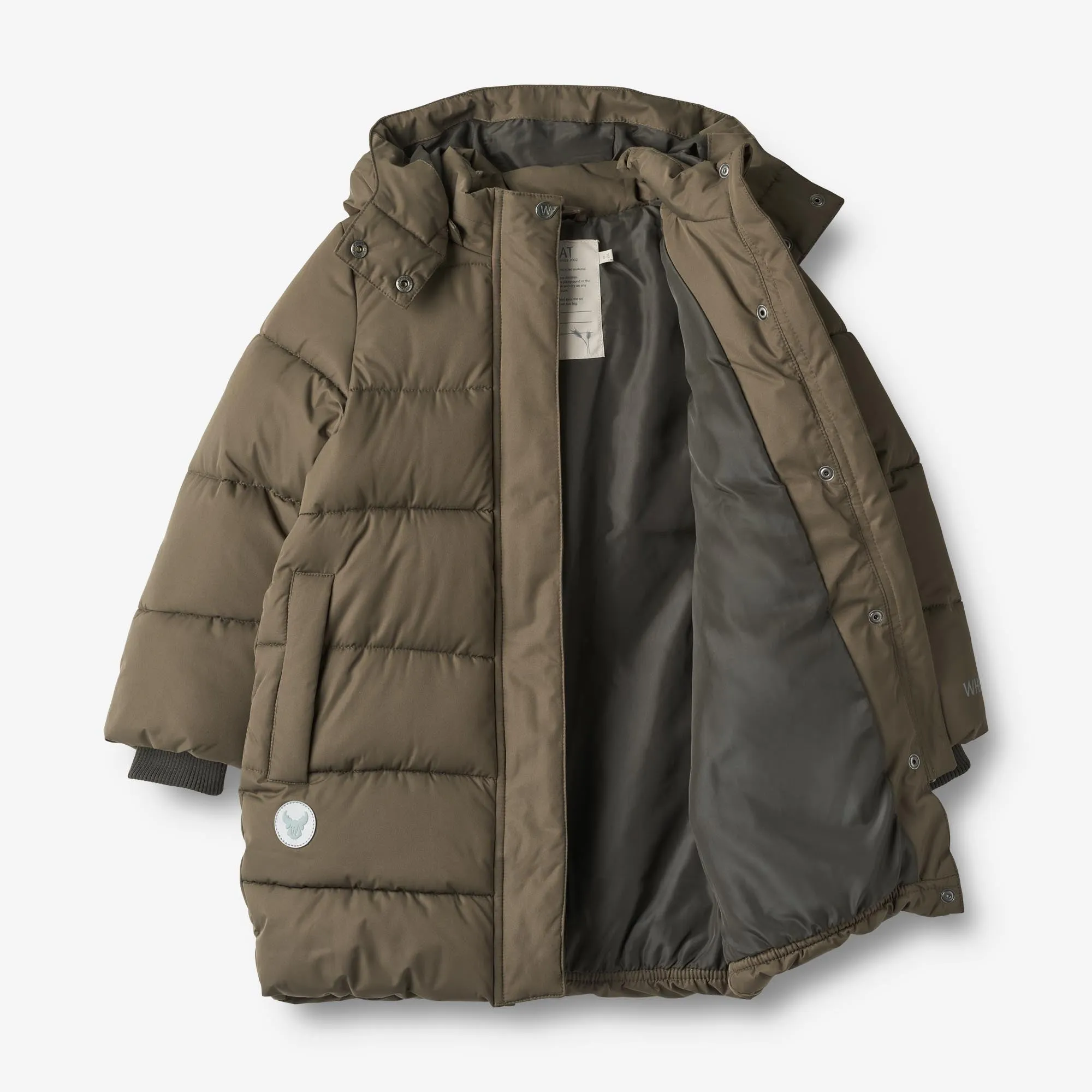 Puffer Coat Yrsa - autumn soil