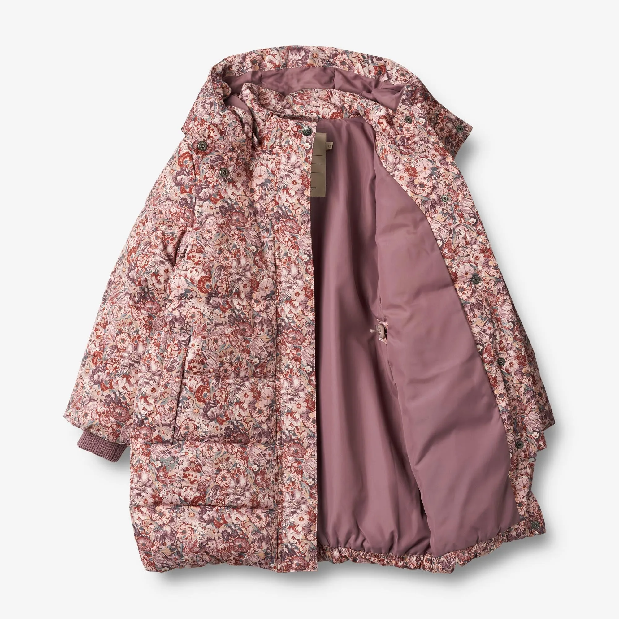 Puffer Coat Yrsa - flowers in plenty