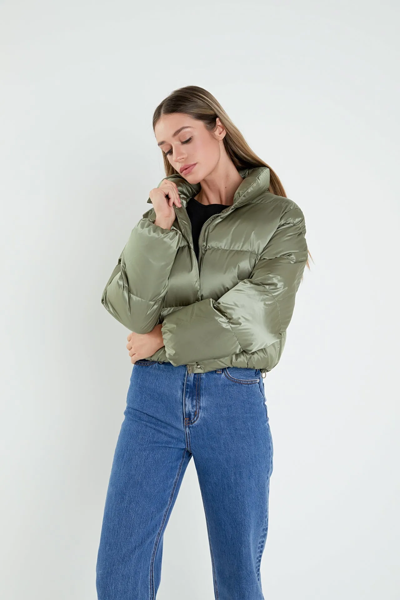 Puffer Cropped Jacket