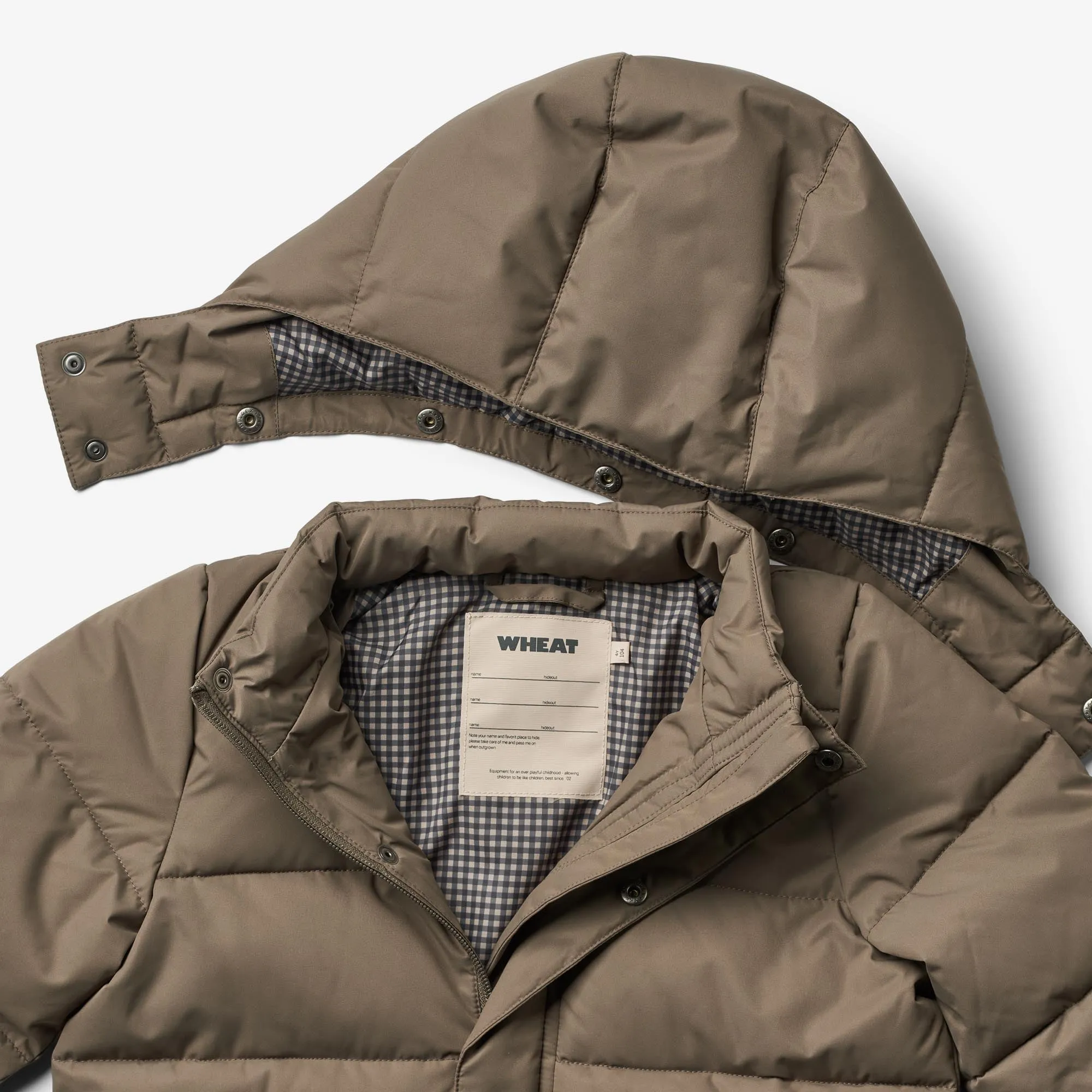 Puffer Jacket Gael - dry wood