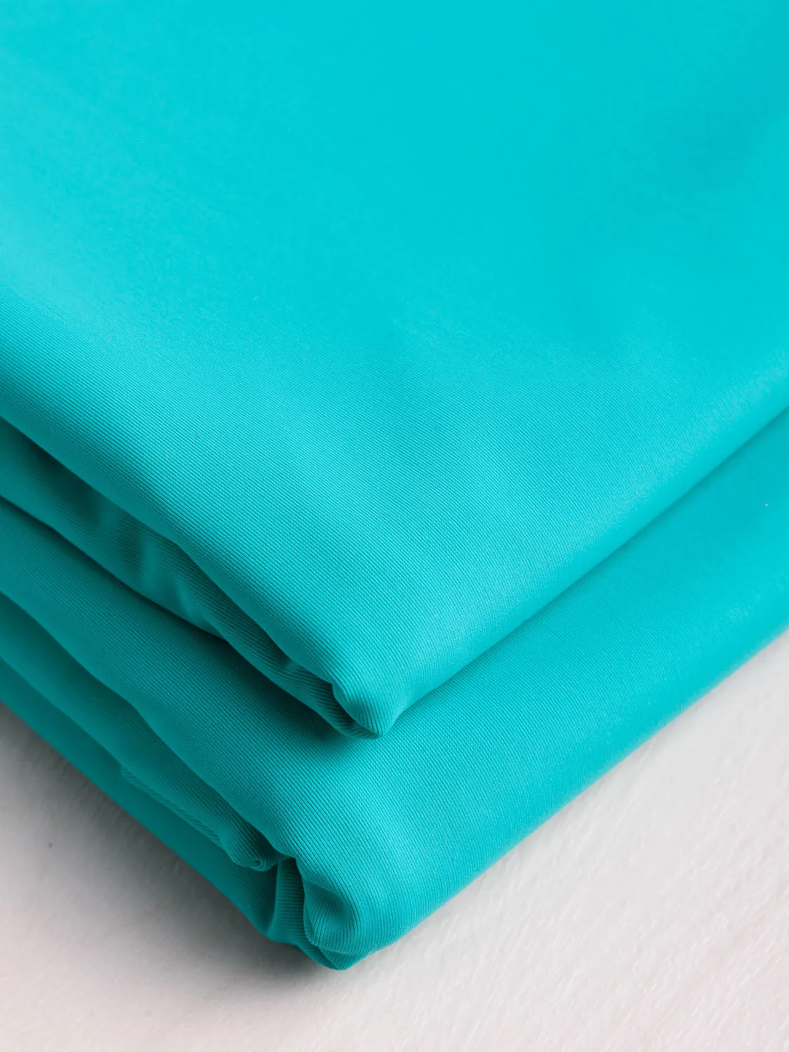 Recycled Nylon Spandex Swimwear Fabric - Aqua