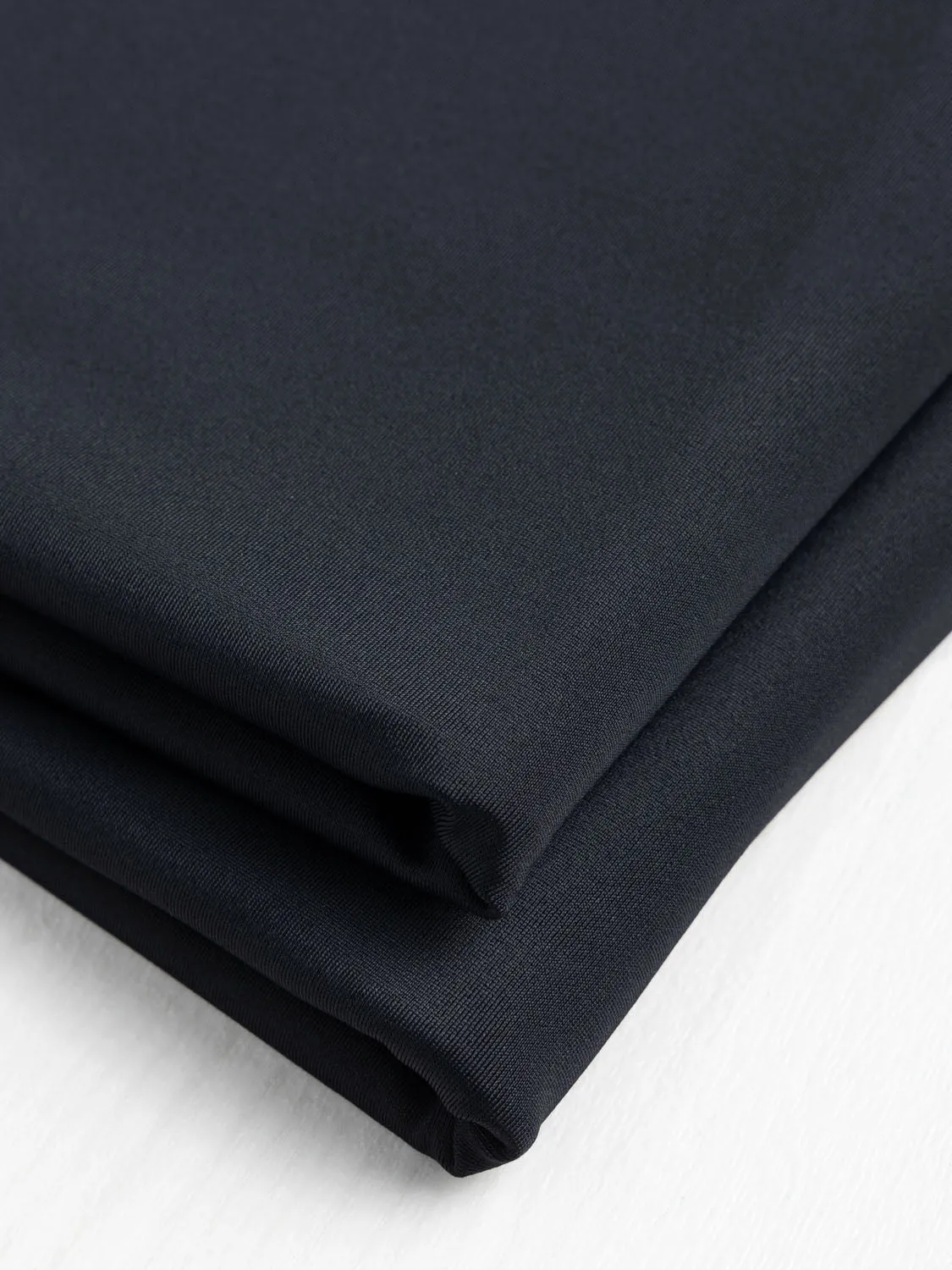 Recycled Nylon Spandex Swimwear Fabric - Black