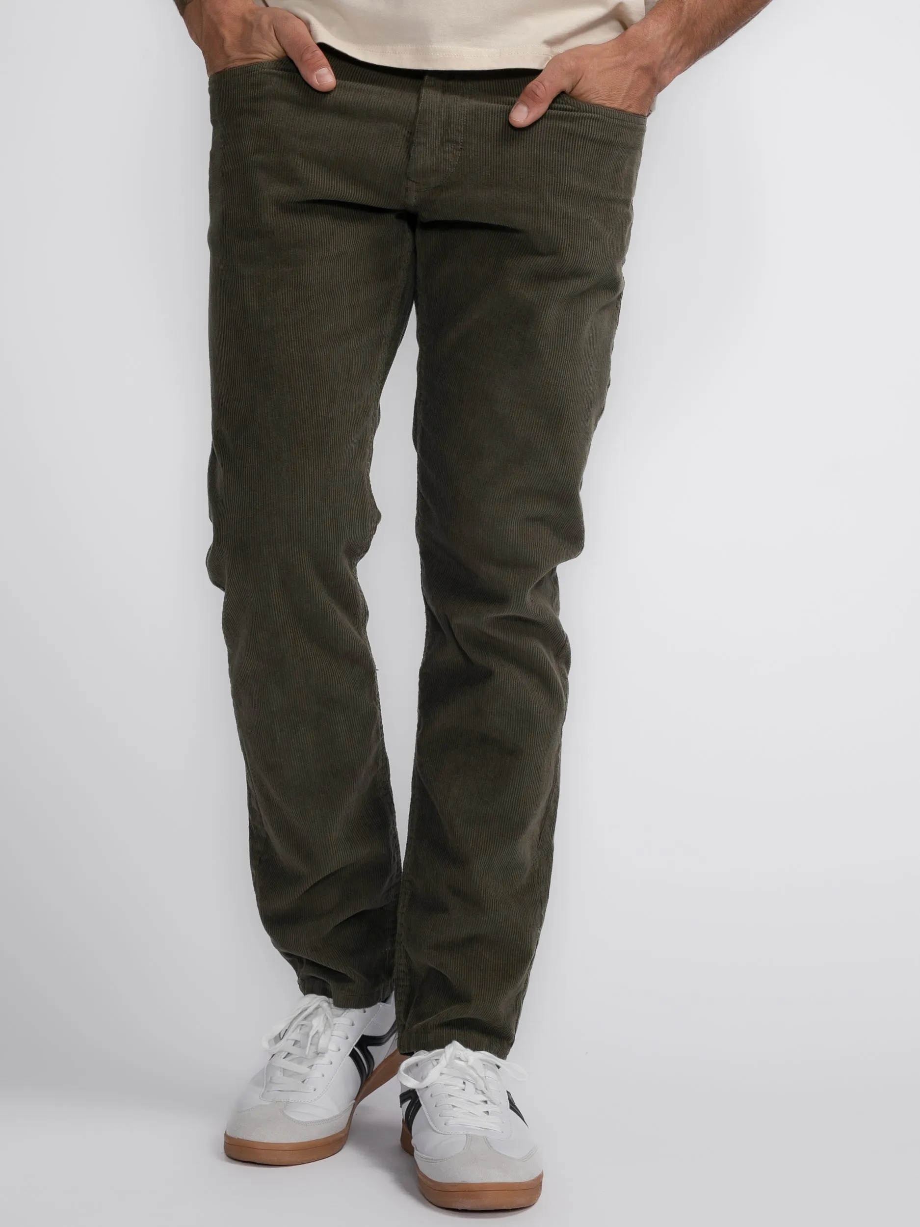 Russel Cords Regular Tapered Fit Pants Wrangell