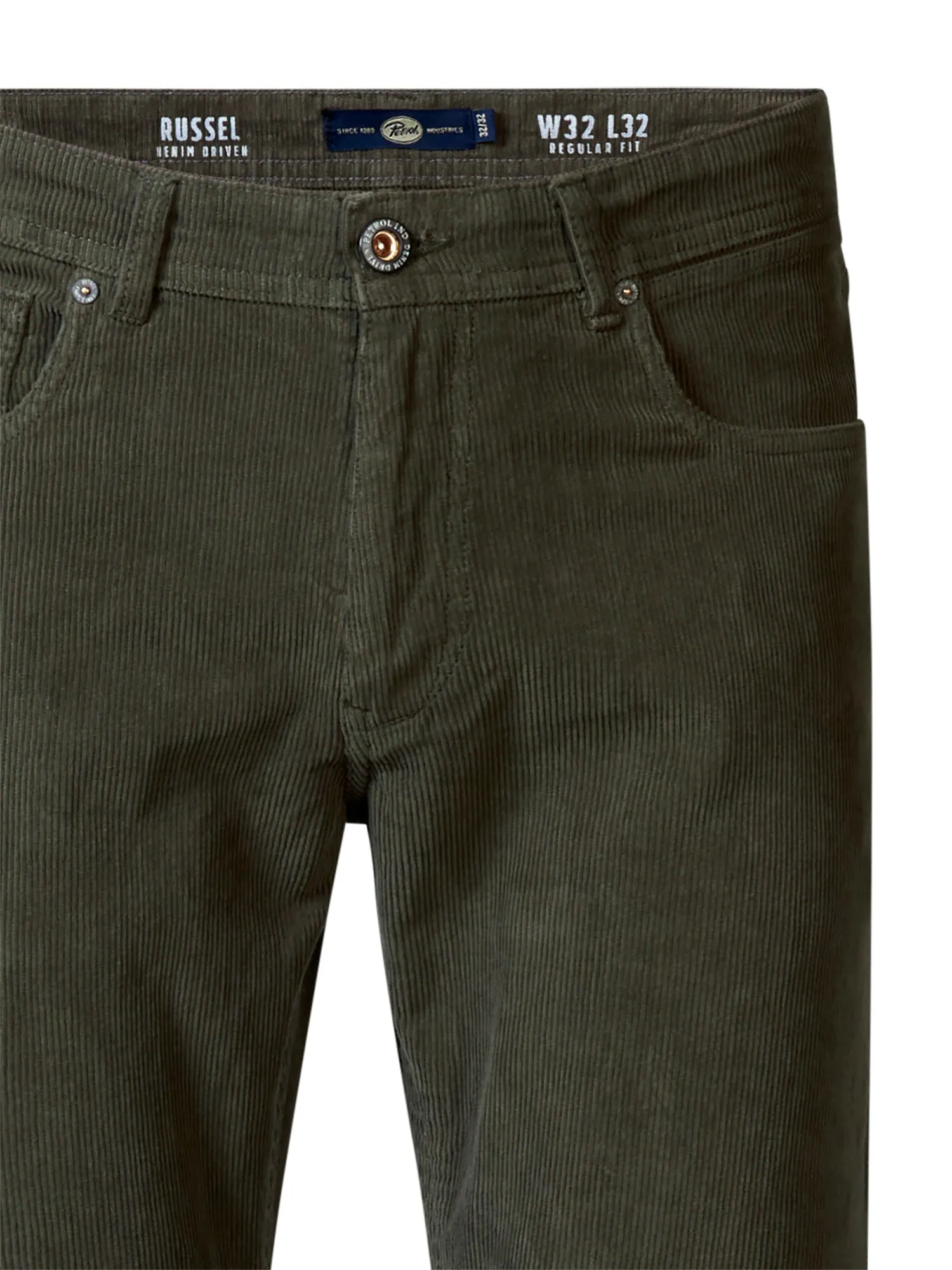 Russel Cords Regular Tapered Fit Pants Wrangell