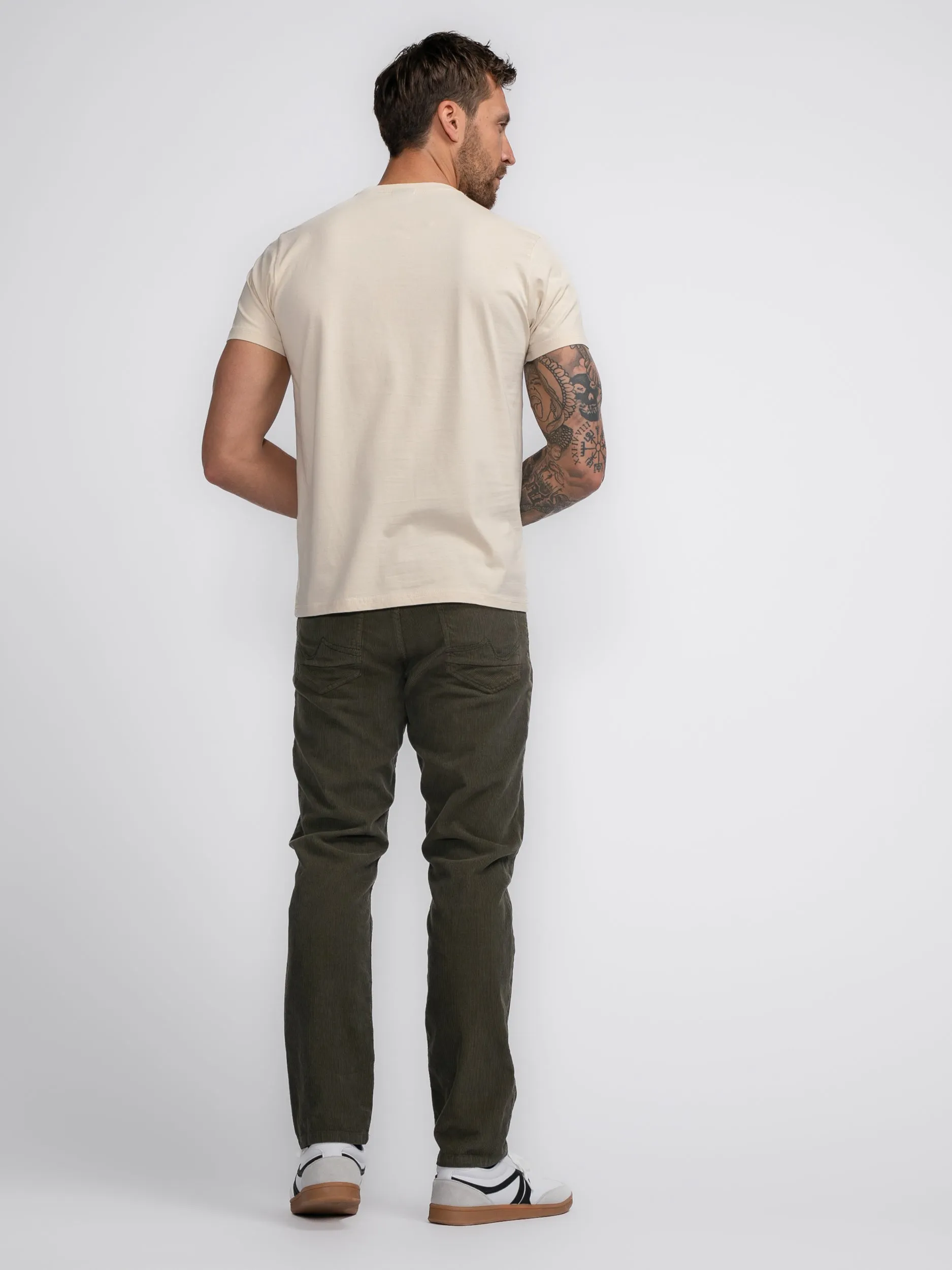 Russel Cords Regular Tapered Fit Pants Wrangell