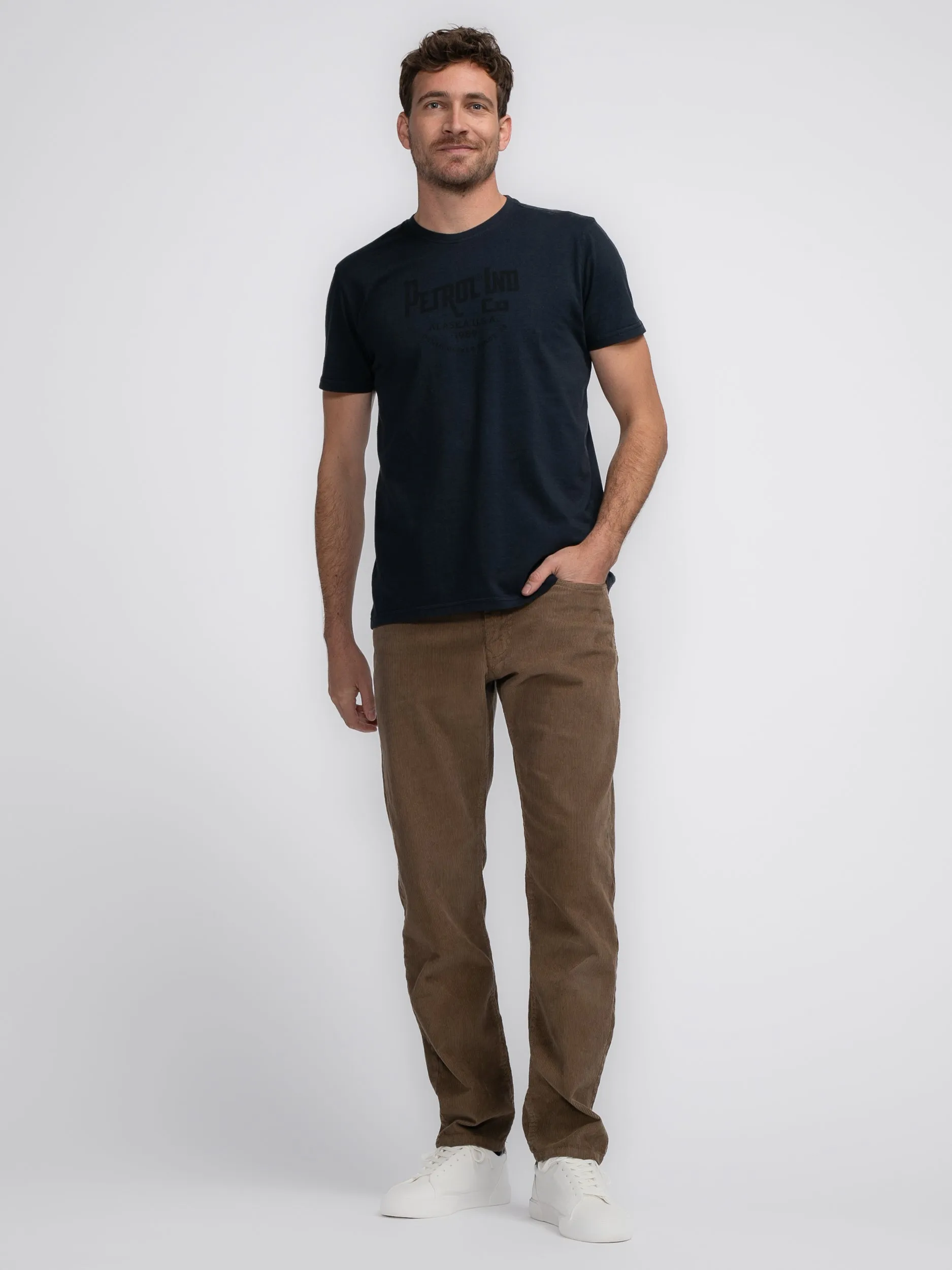 Russel Cords Regular Tapered Fit Pants Wrangell