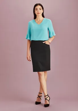 Siena Womens Bandless Pencil Skirt