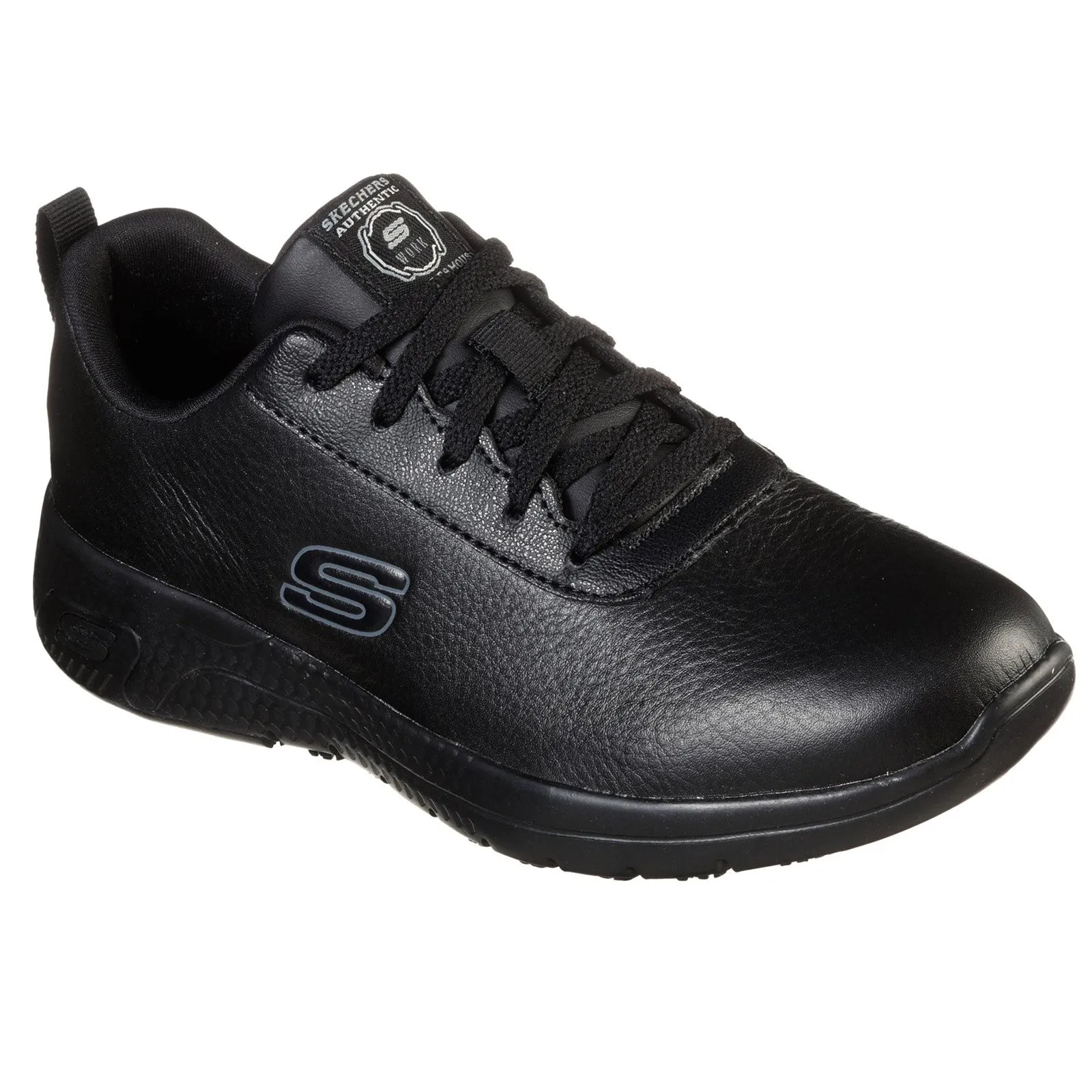 Skechers Workwear Marsing Gmina Slip Resistant Occupational Shoe OB Black