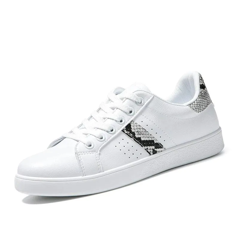 Snake Print Breathable Sneaker