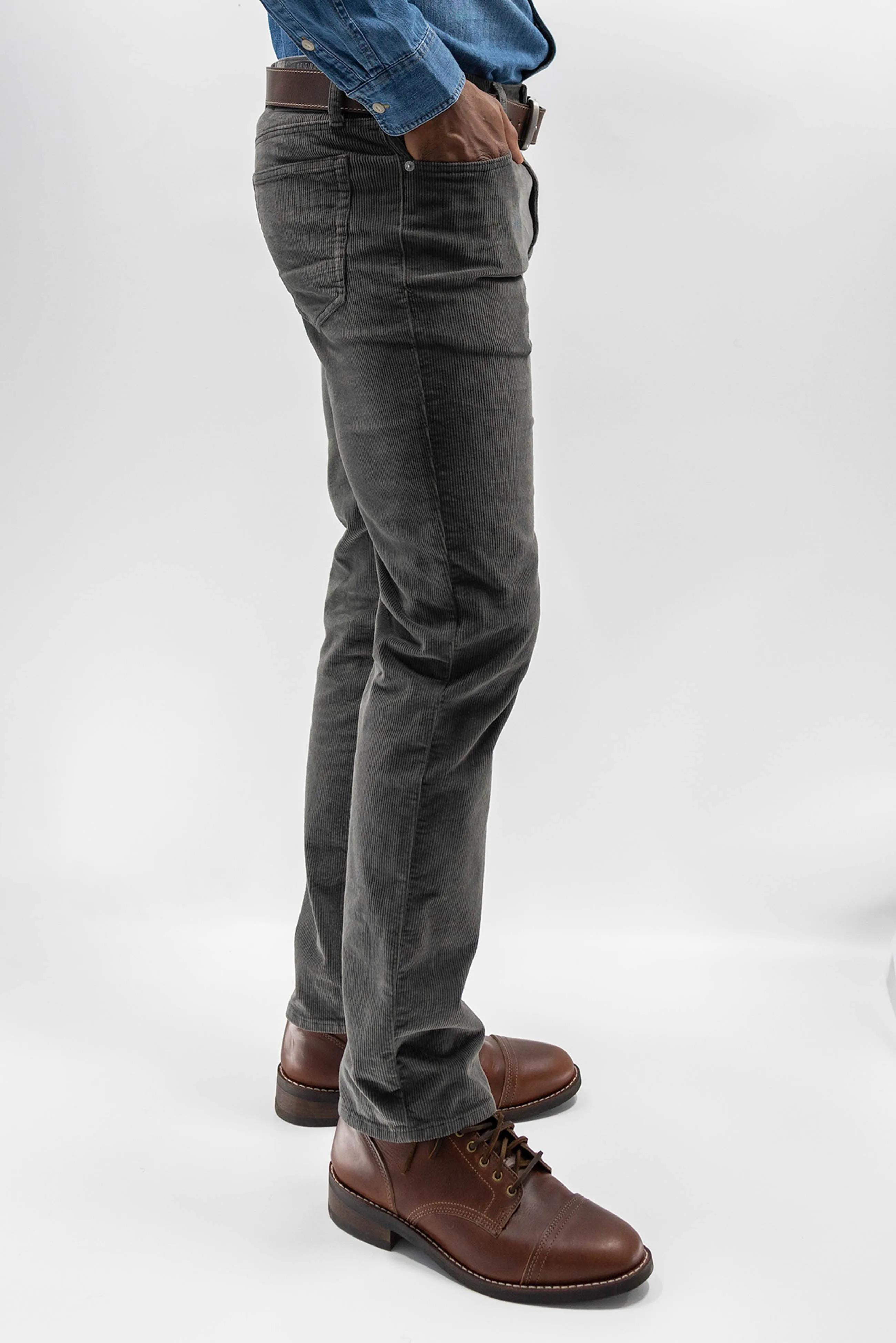 Stretch Corduroy Pant - Carbon