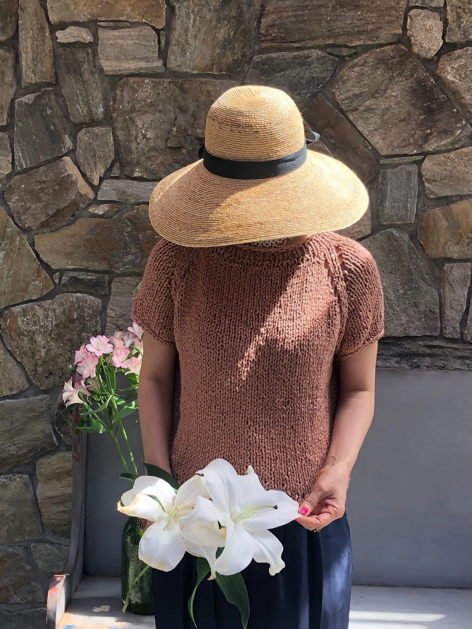 Summer Tee AND Top-Down Sweater PATTERN- Summer yarn