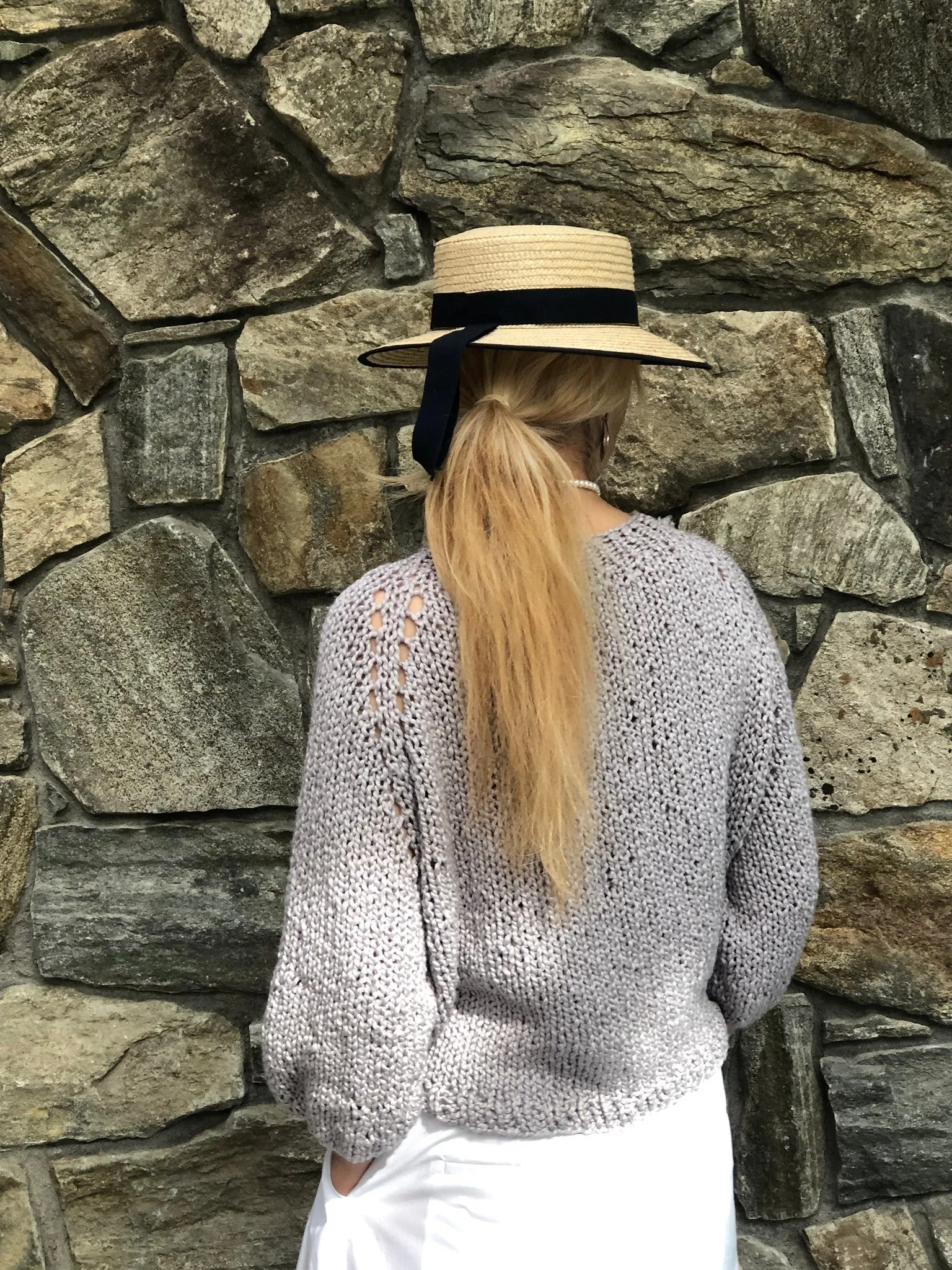 Summer Tee AND Top-Down Sweater PATTERN- Summer yarn