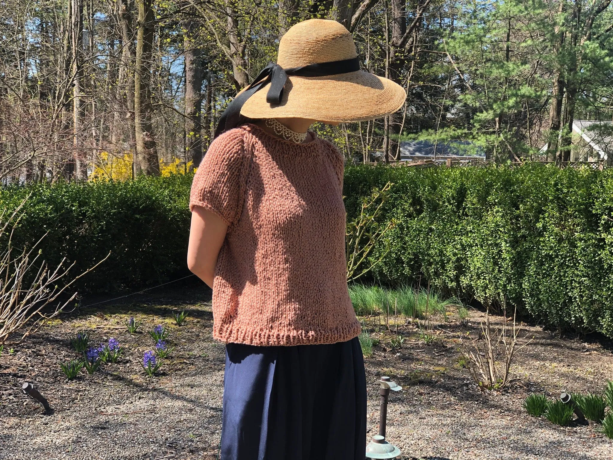 Summer Tee AND Top-Down Sweater PATTERN- Summer yarn