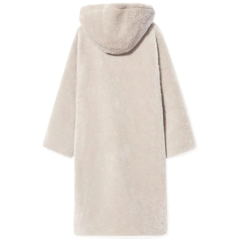 Teddy Lamb Wool  Coat