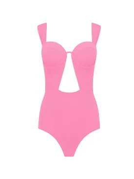 The Bustier Bodysuit - Blush Pink