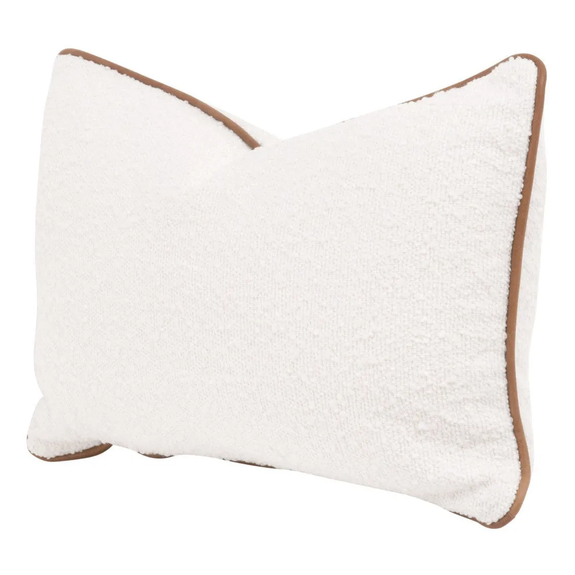 The Not So Basic 20" Boucle Snow Essential Lumbar Pillow