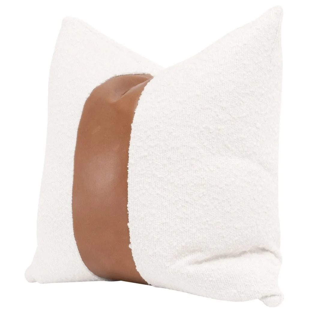 The Split Decision 20" Boucle Snow Essential Pillow