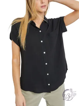 Timeless Button-Down Tee