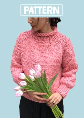 Top-Down Sweater PATTERN- Merino No. 5