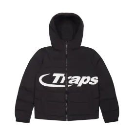 Trapstar Hyperdrive Hooded Puff Puffer - Black