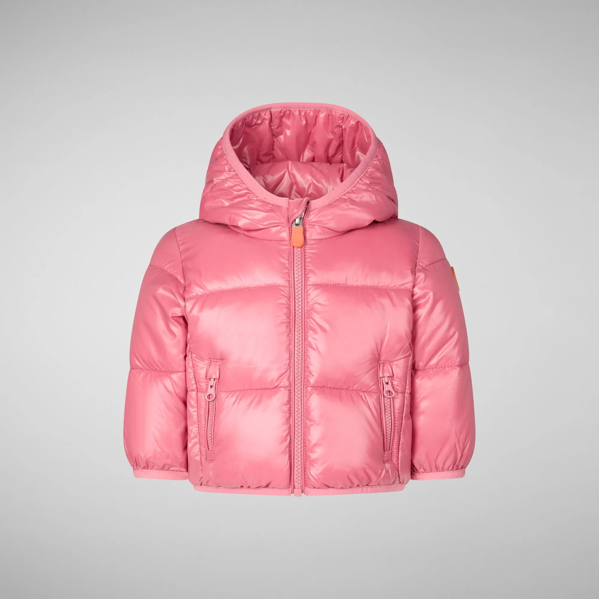 Unisex kids' animal free puffer jacket Jody in bloom pink