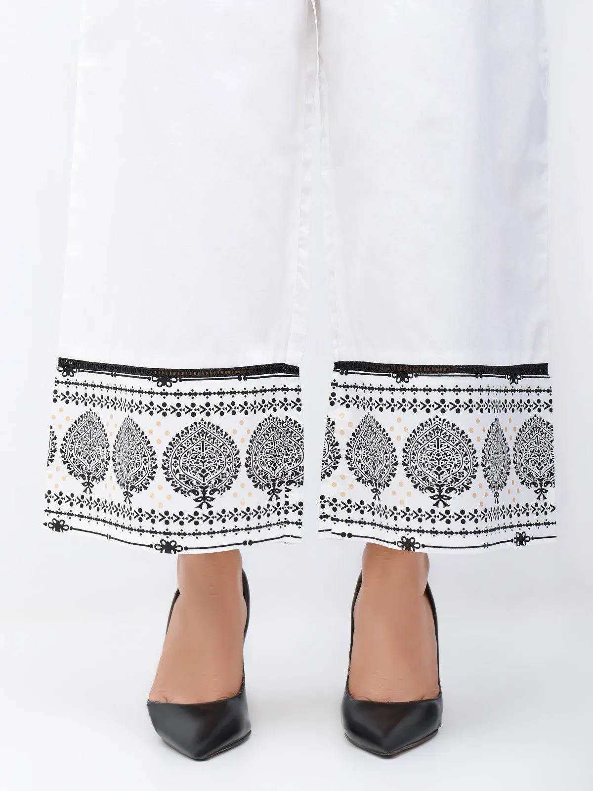 Women's White Trouser - EWBP21-76336