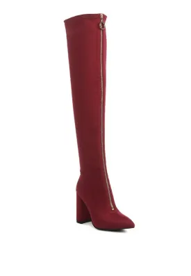 Zipstream Knee High Stretch Boots